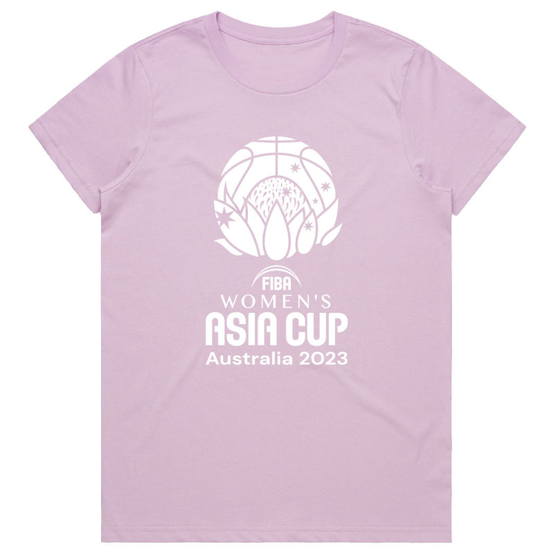 Asia Cup Logo Womens Tee - Lavender